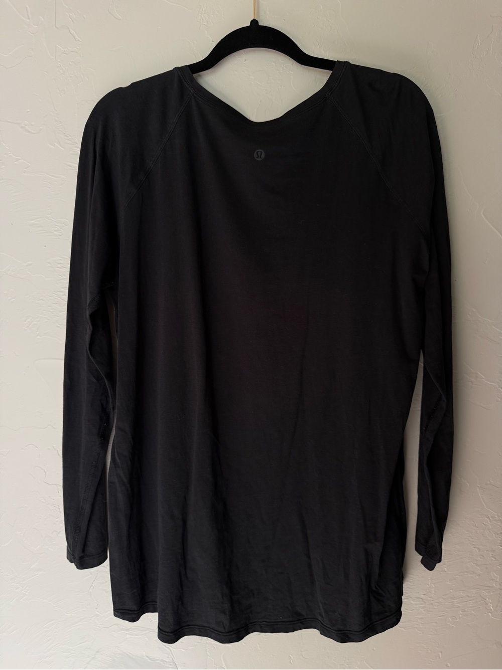 lululemon athletica Black Long Sleeve Crew Neck Top